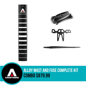 Armstrong Foils S1 Alloy Mast and Fuse Combo (All Sizes)