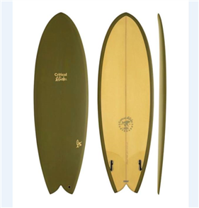 The Critical Slide Society Angler PU Surfboard, Aritcoke