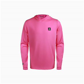 Armstrong Foils Hooded UPF L/S Water / Sun Top, Signal Pink