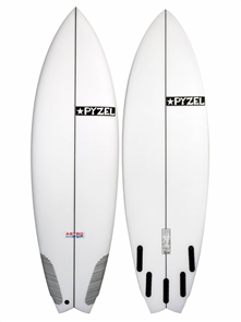 Pyzel Astro Pop XL Surfboard with 3 or 5 FCS Fin Plugs