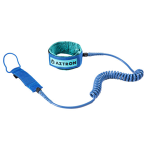 Aztron 10" Sup Coil Leash, Blue