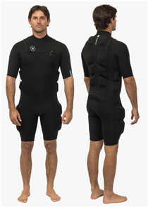 Vissla HEAVY SEAS IMPACT 2-2mm SPRINGSUIT, BLACK