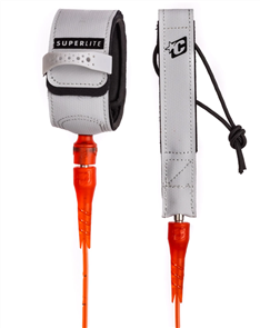 Creatures Of Leisure SUPERLITE COMP 6 LEASH, FLURO RED SPECKLE CEMENT