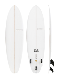 Modern Falcon PU Surfboard, Clear