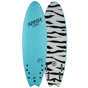 Odysea JOB  Skipper Pro Jamie O'brian Quad Softboard, Sky Blue 22