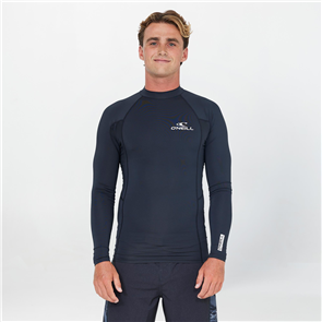 O'Neill CLEAN & MEAN LS RASH GUARD, BLACK