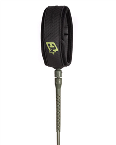 Creatures Of Leisure LONGBOARD KNEE 9 LEASH, MILITARY BLACK