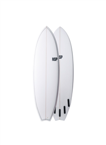 NSP Kingfish PU Surfboard, Clear