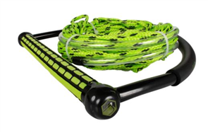 Creatures Of Leisure TR9 Handle with 65 ft Static Towline, Green