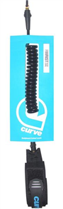 Curve Bodyboard Coil Bicep Leash - Double Swivel