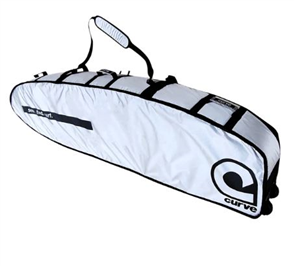 Curve MISSION COFFIN WHEELED 3-4 board Surfboard Bag