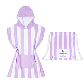 Dock & Bay Kids Poncho, Brighton Purple