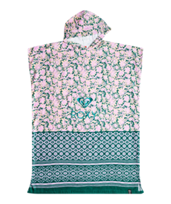 Roxy STAY MAGICAL PRINTED HOODED TOWEL, AVENTURINE FREE SPIRIT
