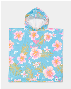 Roxy GIRLS 2-7 STAY MAGICAL HOODED TOWEL, SPLISH SPLASH HAWAYIHA