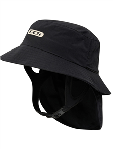 FCS Essential Surf Bucket Hat, Black
