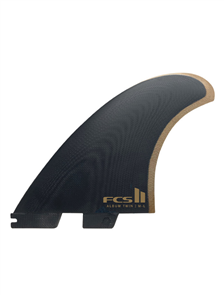 FCS II Album Twin+1 PG Retail Fins, Black/Gold