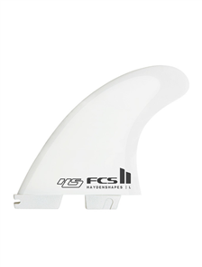 FCS II HS PC Tri-Quad Retail Fins ( PC Aircore), White