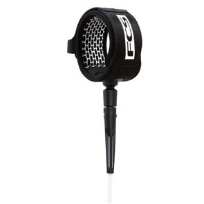FCS 6' All Round Essential Leash White/Black