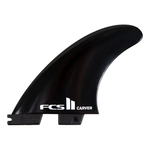 FCS II Carver Black Medium Tri Shaper Fins