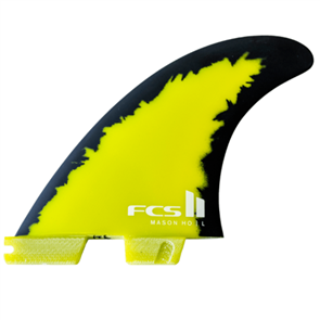 FCS II MH PC AirCore Small Tri Retail Fins, Yellow/Blk