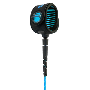 FCS Freedom Helix 6’ All Round Leash, Blue/Black