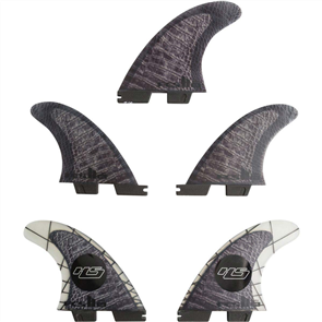 FCS II HS PC Carbon Large Tri-Quad Retail Fins