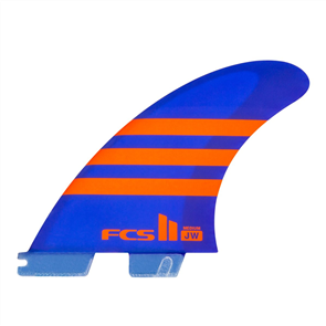 FCS II JW Pc Ltd Edn Thruster Fins, Blue Orange