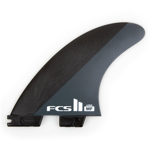 FCS II MF Neo Carbon Black/Charcoal Large Thruster Fin Set