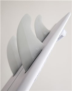 FCS II MF Twin+1 PC White Xlarge  Fins