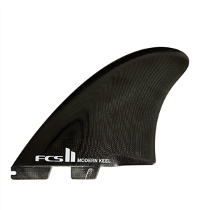 FCS II Modern Keel PG Black Twin Fin Set