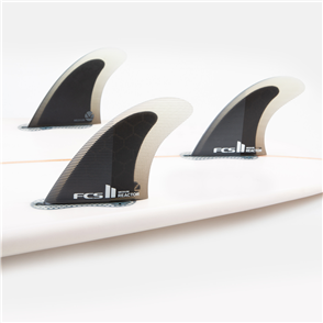 FCS II Reactor PC Medium Charcoal/Black Thruster Fin Set