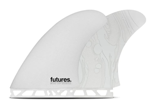 Futures Fiberglass Twin Fin Set, Son Of Cobra Grey