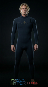 O'Neill Wetsuit HYPERX CZ STITCHLESS LTD FULL 3/2MM WETSUIT, BLK