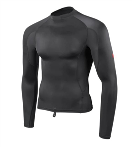 FLORENCE MARINE X Windshield Long Sleeve Rashguard, Black