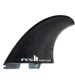 FCS II Power Twin+1 PG Black Fin Set