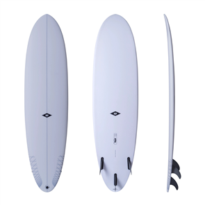 NSP Utility Protech2 Single + 2x FCS II Longboard, White