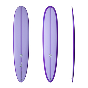 NSP Shapers Union Unicorn HDT Single Longboard, Purple