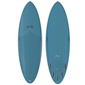 Gerry Lopez Squirty Five-fin Surfboard, Blue