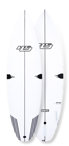 Haydenshapes White Noiz PE/Comp Stringer Surfboard, FCS II