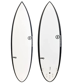 Haydenshapes Holy Hypto  FF Futures Surfboard, Clear