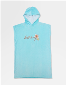 Billabong DREAM PETAL HOODIE TOWEL, AQUA