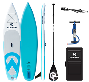 Agenda Island Hopper Isup 11'6 Combo with Adj HC Carbon Paddle and 10ft Leash