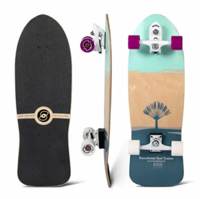 SmoothStar Pro Model Johanne Defay 31” Thruster D Surf Skateboard, Aqua