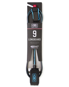 Ocean & Earth Longboard Premium XT 9'0" Leash - Black/Blue