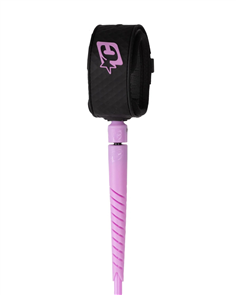 Creatures Of Leisure LONGBOARD ANKLE 9 SLIM FIT LEASH, Guava Black
