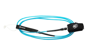 Creatures Of Leisure Longboard Knee 9 Double Swivel Leash, Blue Black, Size 9.0'
