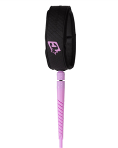 Creatures Of Leisure LONGBOARD KNEE 9 SLIM FIT LEASH, Guava Black