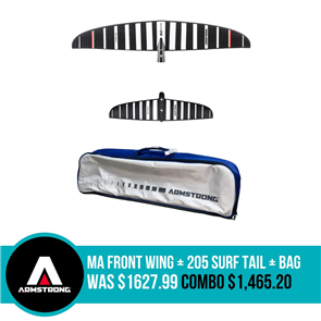 Armstrong Foils MA Front Foil + 205 Tail + Bag Combo