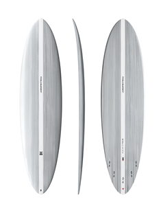 Thunderbolt Surfboards Harley Ingleby Mid 6 Surfboard RED, Candy White