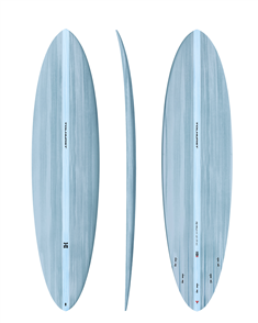 Thunderbolt Surfboards Harley Ingleby Mid 6 - Mini Surfboard, Light Blue